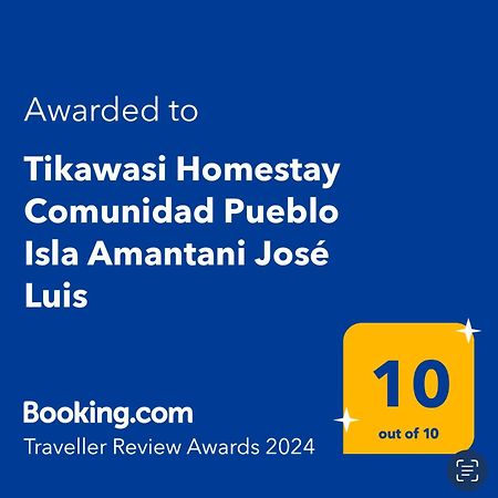 Tikawasi Homestay Comunidad Pueblo Isla Amantani José Luis Ocosuyo Extérieur photo